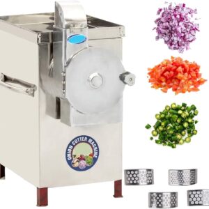 Onion Cutting Machine – Stainless Steel Body & Blade | 150 Kg/Hour