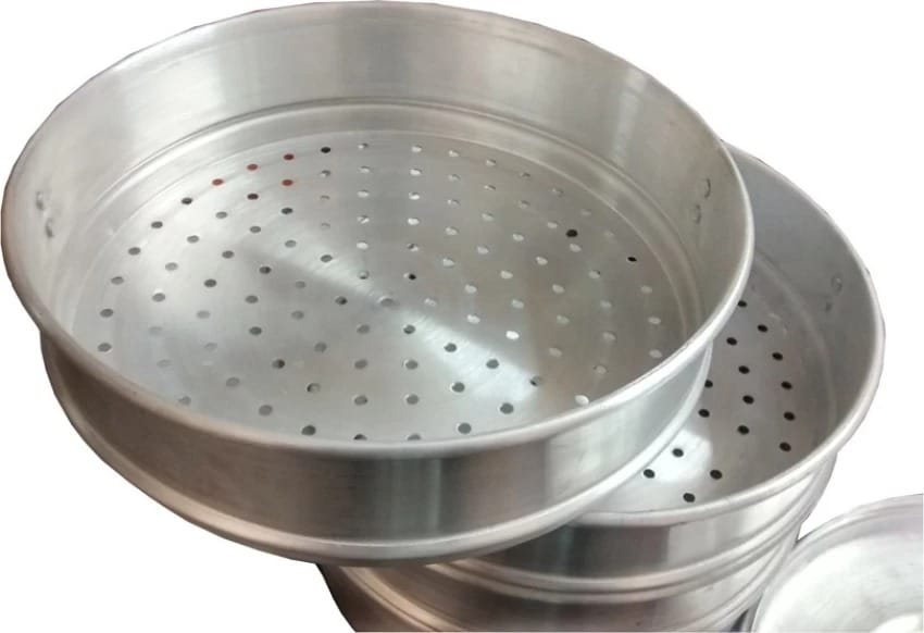 Aluminium Momo Steamer – Multi-Tier Food Steaming Vessel | Commercial Dumpling Steamer for Restaurants & Street Food - Image 2