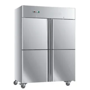 Heavy-Duty 4 Door Upright Refrigerator – Commercial Cold Storage for Restaurants