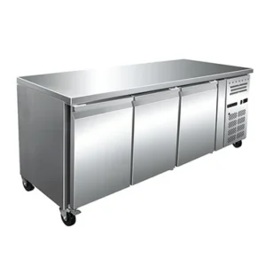3 Door Undercounter Refrigerator – Heavy-Duty Stainless Steel Fridge for Commercial Kitchens