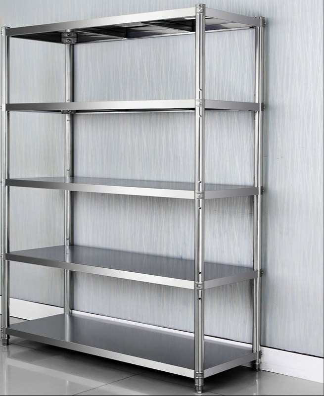 Stainless Steel Rack – Heavy Duty Commercial Kitchen Storage Rack | Multipurpose SS Shelving for Hotels, Restaurants & Catering