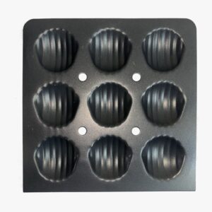 Shell-Shaped Non-Stick Idli Tray – 12x12 Inch | 9 Cavity | Premium Food-Grade Aluminium | Made in India