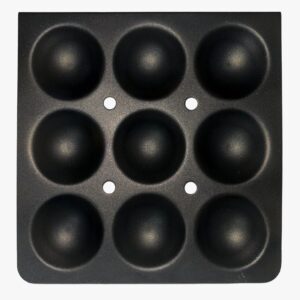 Regular Round Non-Stick Idli Tray – 12x12 Inch | 9 Cavity | Food-Grade Aluminium | Made in India