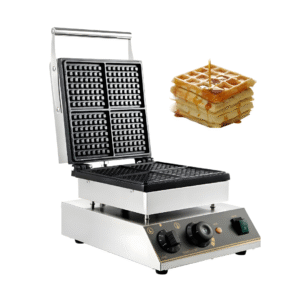 4-Square Biscuit Waffle Machine – Commercial Heavy-Duty Waffle Maker