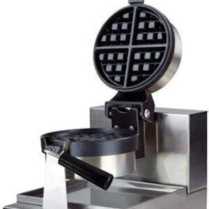 Single Waffle Machine | Rotating Commercial Waffle Maker