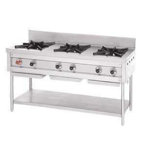 Three Burner Commercial Gas Range | Ahmedabad Manufacturer  | THE IMPERIAL HOSPITALITY